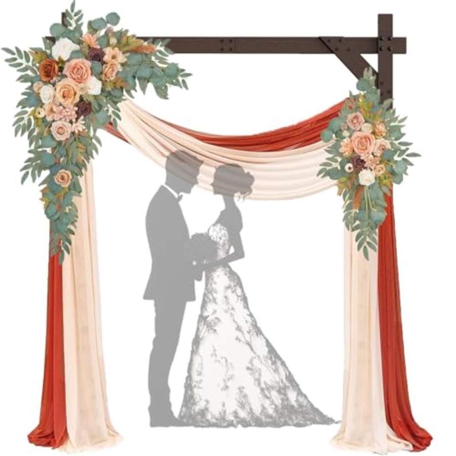 Wedding Support - 7.48FT Wooden Wedding Arch Frame Backdrop
