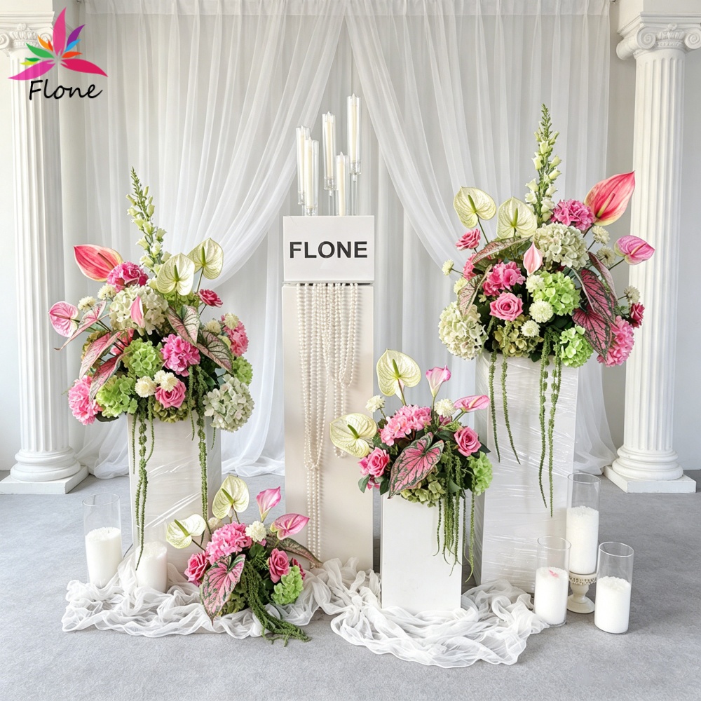 Wedding Arch Flower - Wedding DIY Decor Artificial Flower Arrangement-Anthurium,