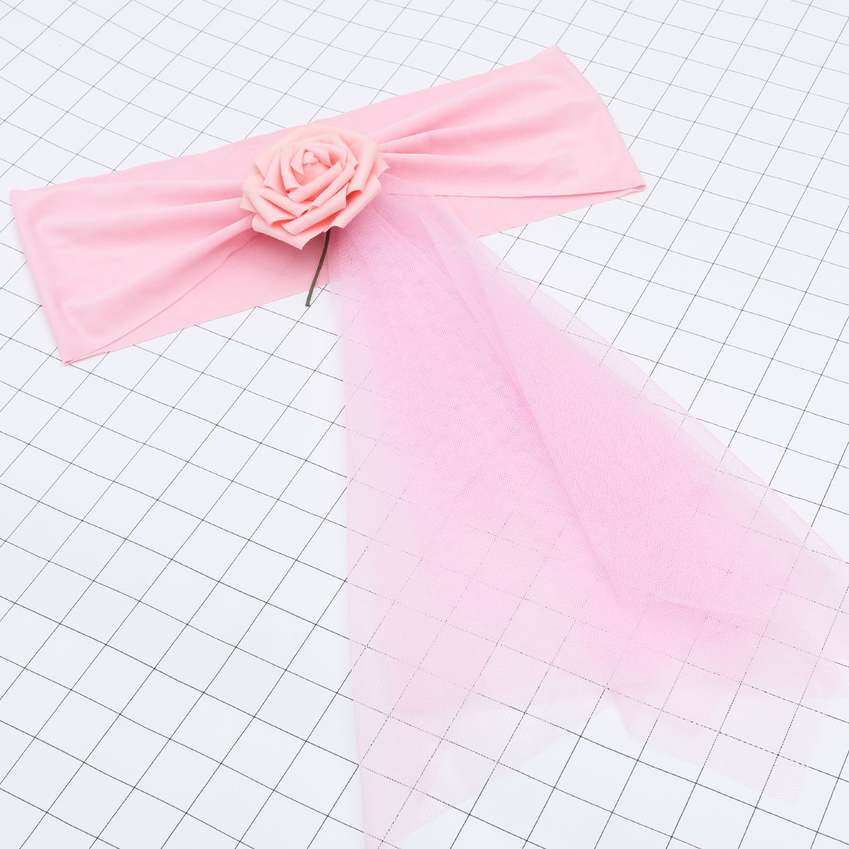 Chair Sash Organza - Chair Sashes for Wedding Pink Organza