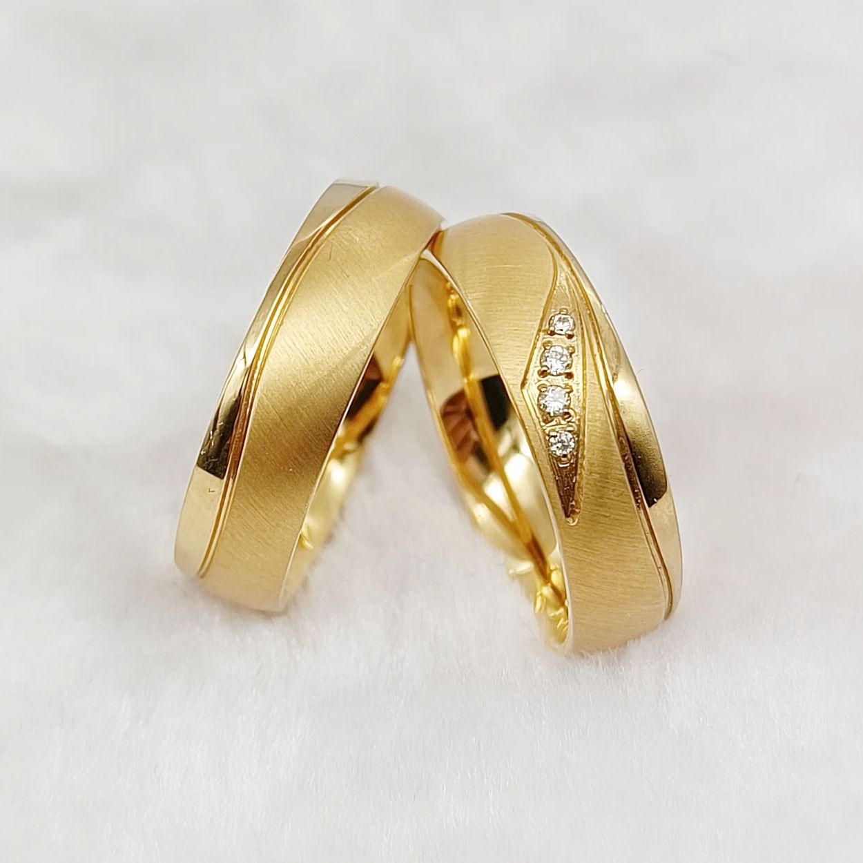 Wedding Z - Fashion Western 24k Gold Plated Stainless