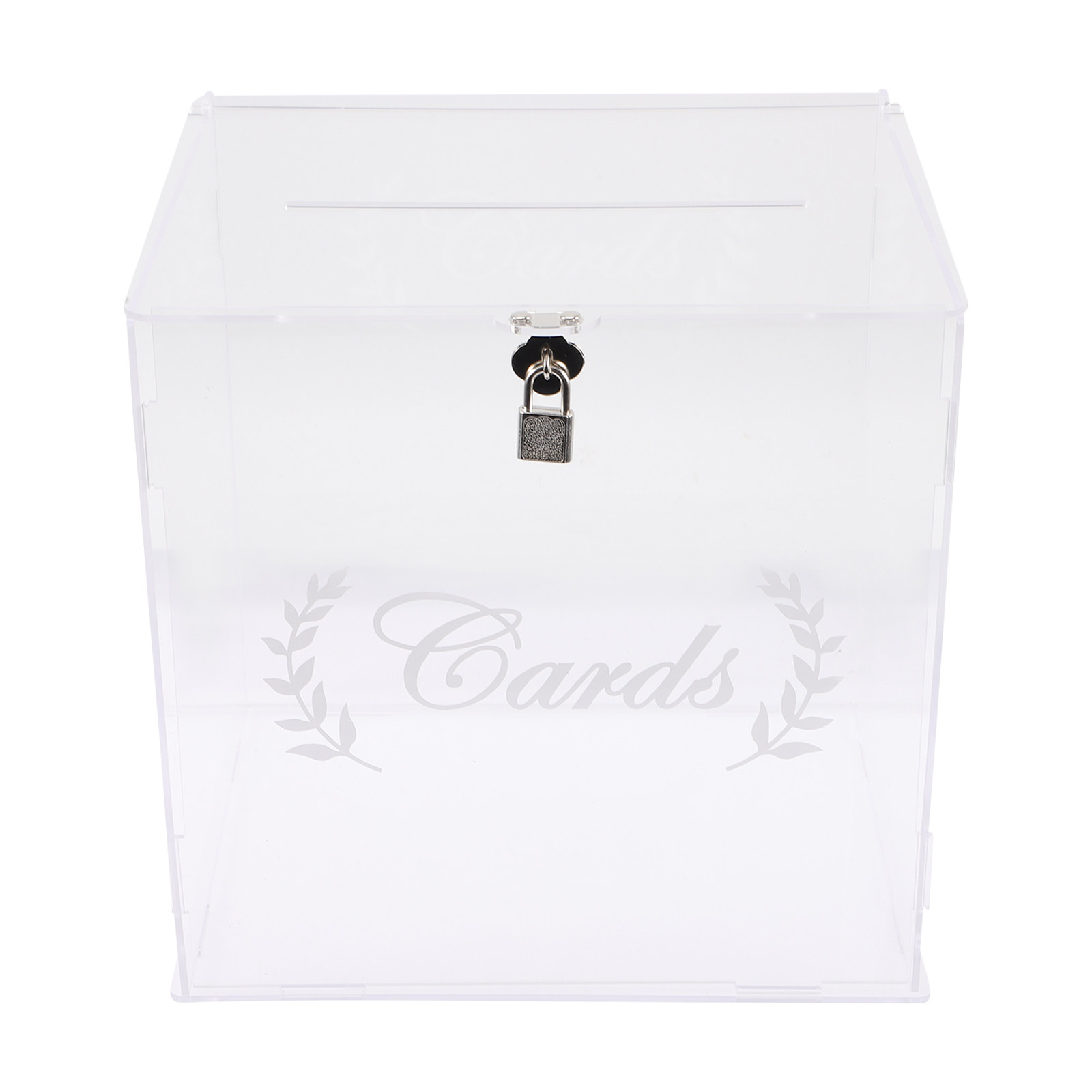 Wedding Supply.Box - Transparent Acrylic Wedding Party Card Box