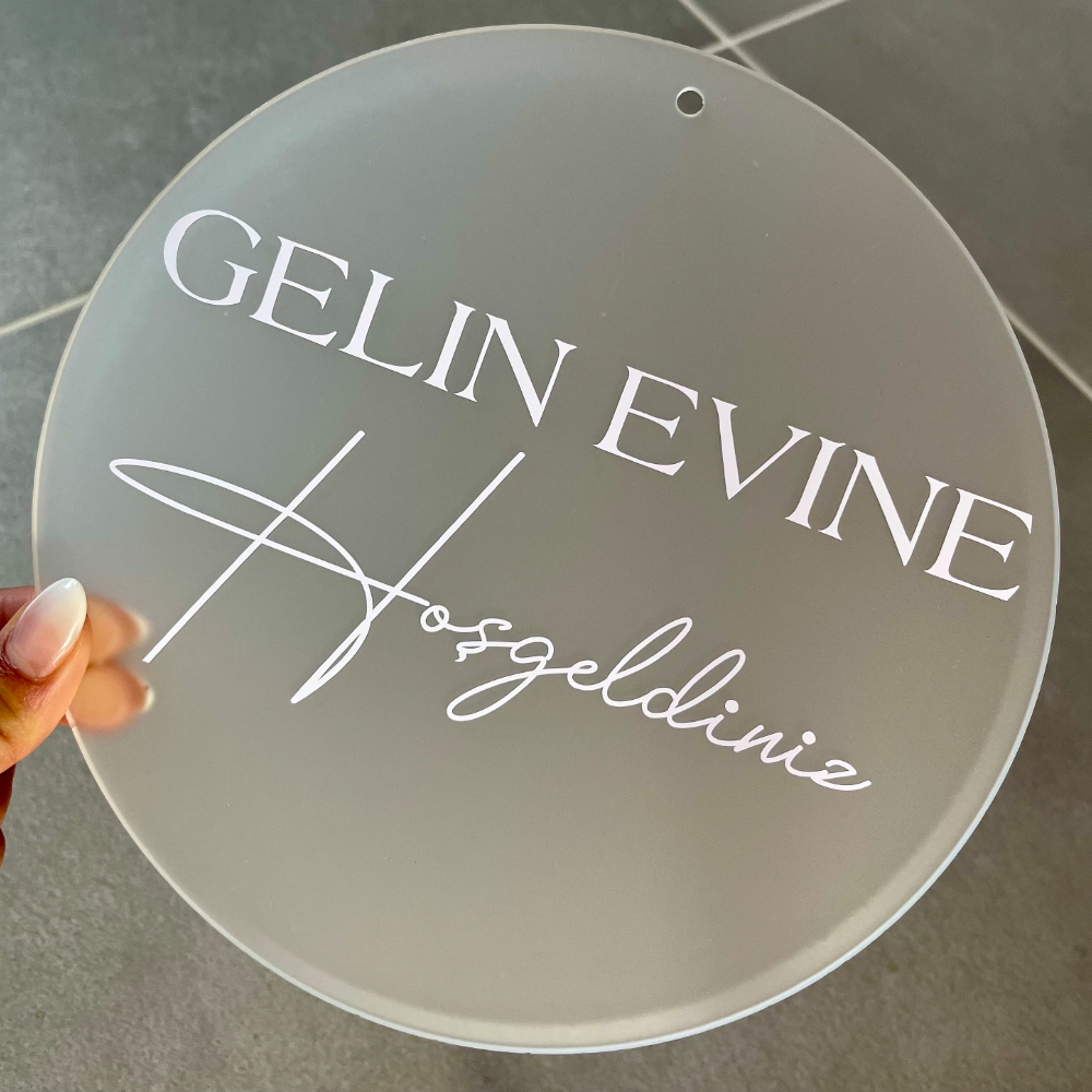 Wedding Z - Personalized Door Welcome Sign,Kız Evine Hoşgeldiniz