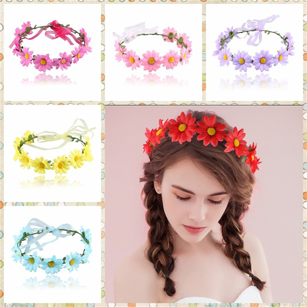 Wedding Arch Flower - Floral Fall Boho Sunflower Crown Daisy