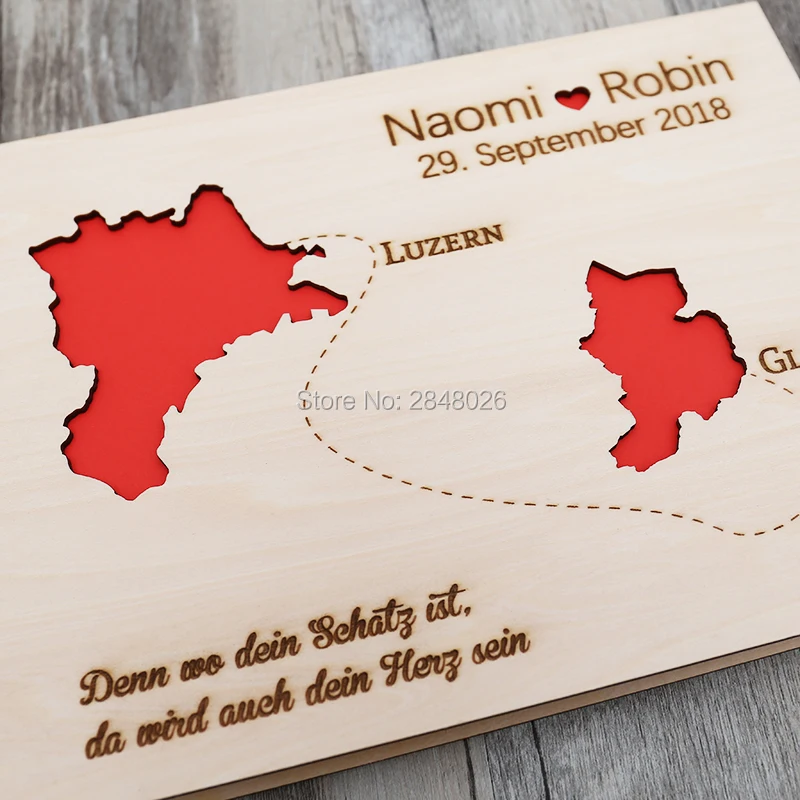 Rustic personalized wedding gu - Personalized Guest Book 리뷰 및 가격