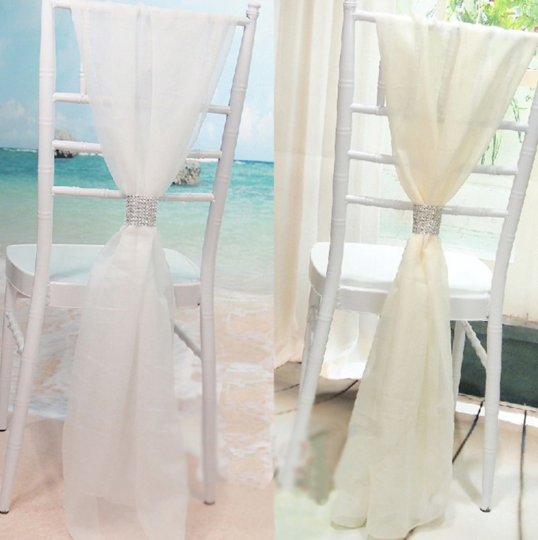 10pcs Wedding Chair Cover Sash - Chair Sash Organza 리뷰 및 가격