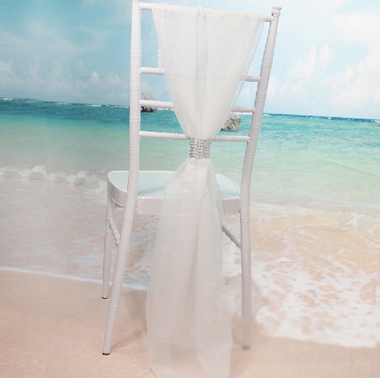 10pcs Wedding Chair Cover Sash - Chair Sash Organza 리뷰 및 가격