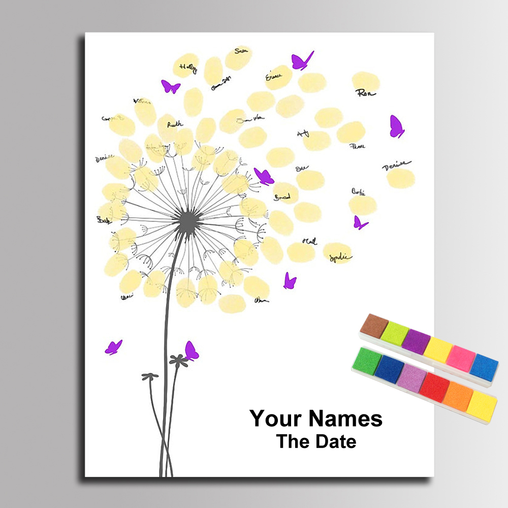 Personalized Signature Fingerp - Personalized Guest Book 리뷰 및 가격