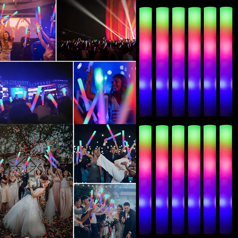 15/30Pcs LED Glow Sticks Bulk  - Wedding Supply Bulk 리뷰 및 가격