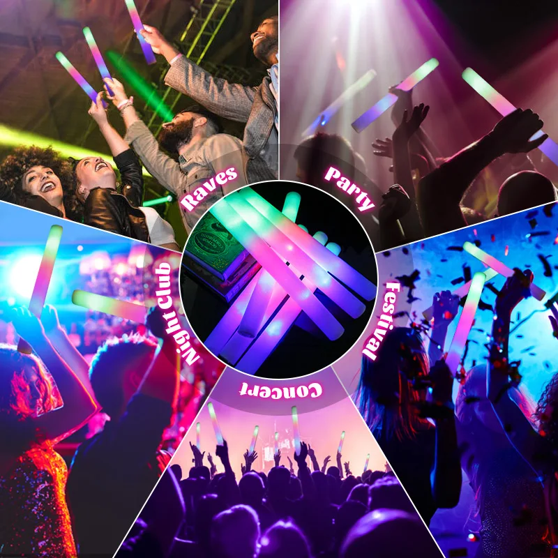 15/30Pcs LED Glow Sticks Bulk  - Wedding Supply Bulk 리뷰 및 가격
