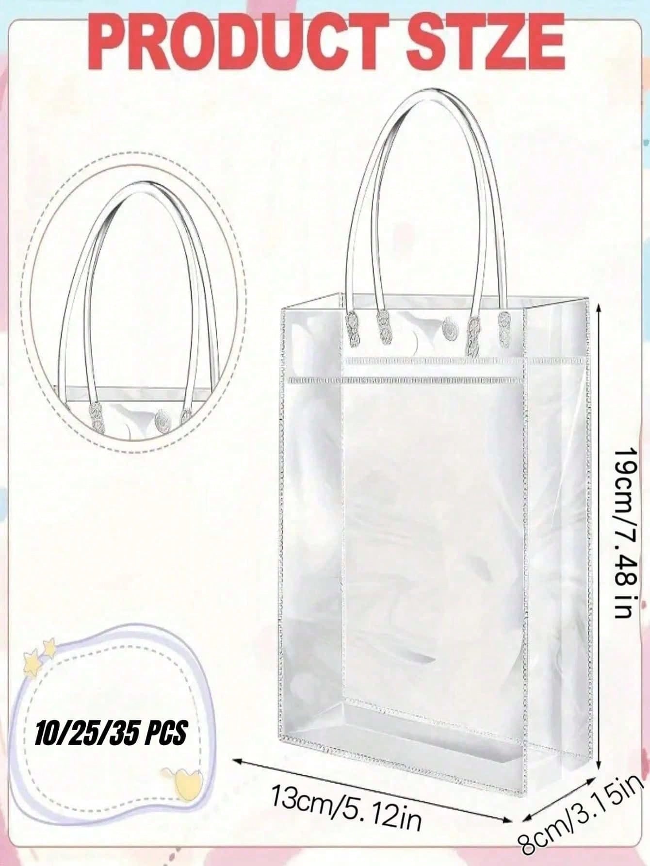 35Pcs Reusable Clear PVC Gift  - Wedding Solution 리뷰 및 가격