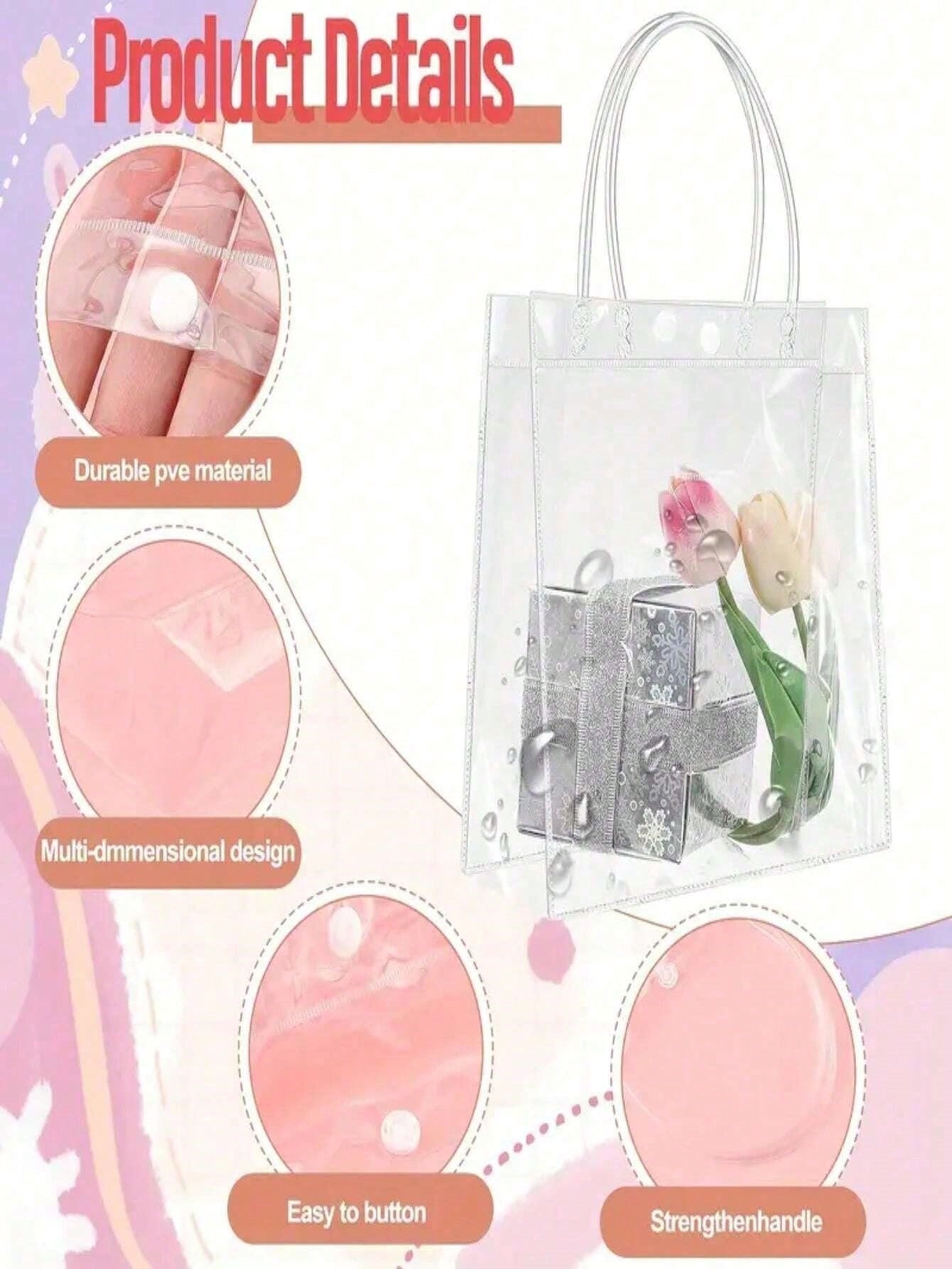 35Pcs Reusable Clear PVC Gift  - Wedding Solution 리뷰 및 가격