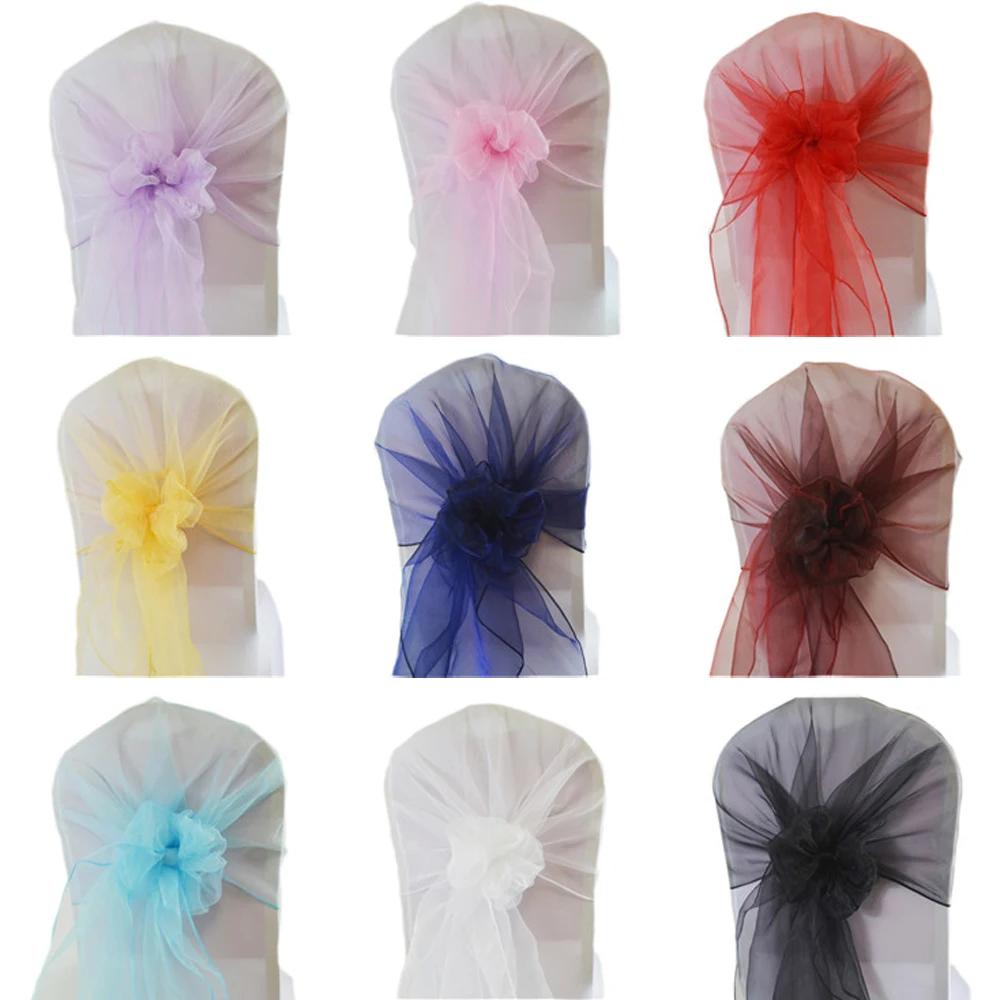 65x275cm Organza Chair Sash Fo - Chair Sash Organza 리뷰 및 가격