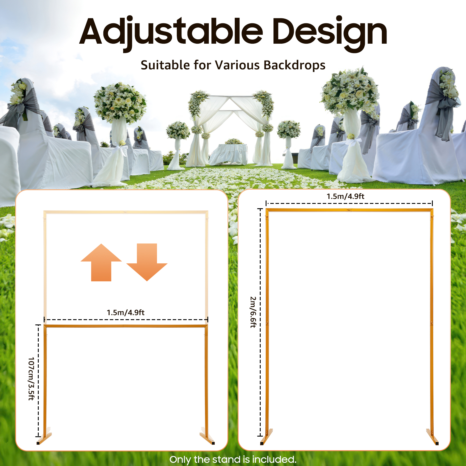 Wedding Arch Backdrop Stand 1. - Wedding Support 리뷰 및 가격