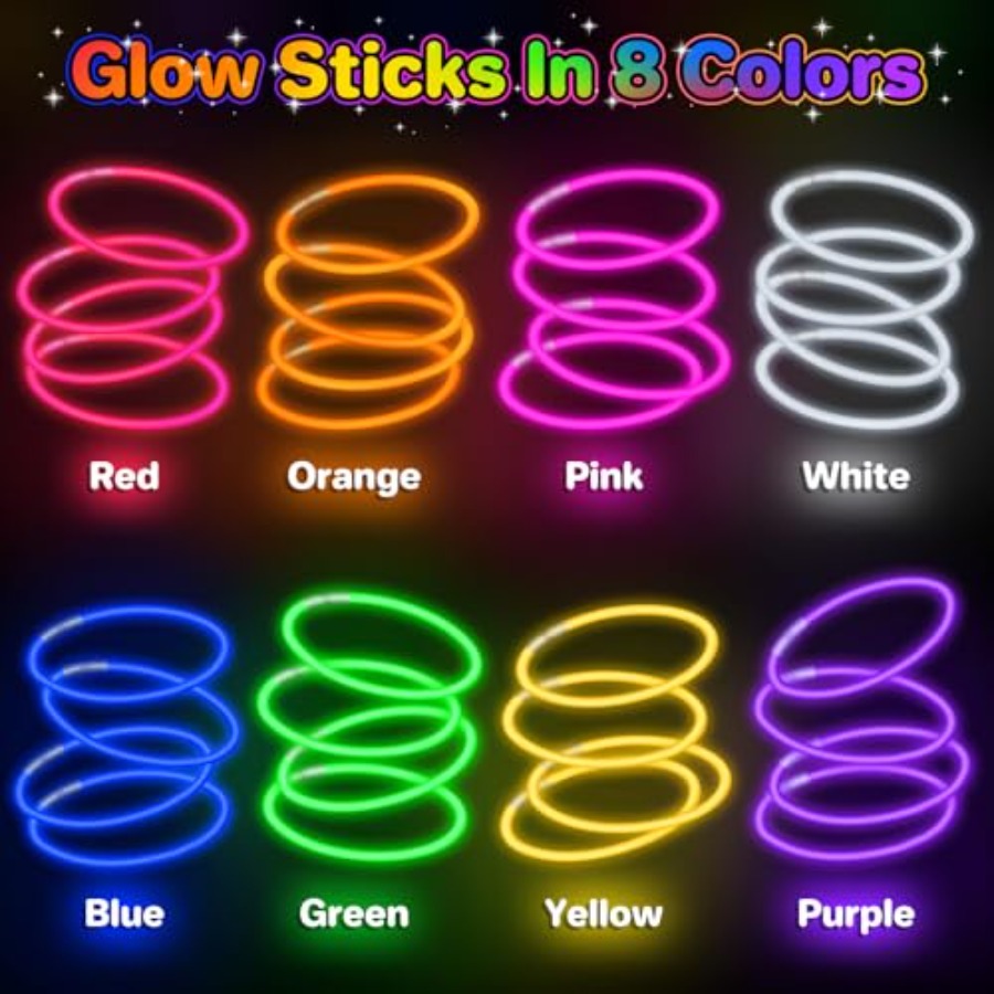 400Pcs Glow Sticks Bulk Party  - Wedding Supply Bulk 리뷰 및 가격