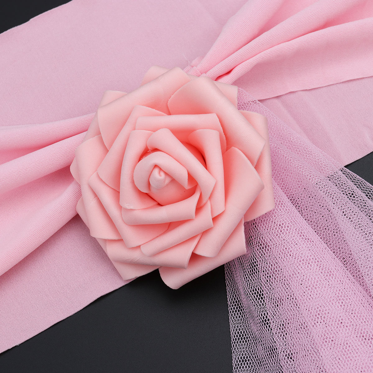 Chair Sashes for Wedding Pink  - Chair Sash Organza 리뷰 및 가격
