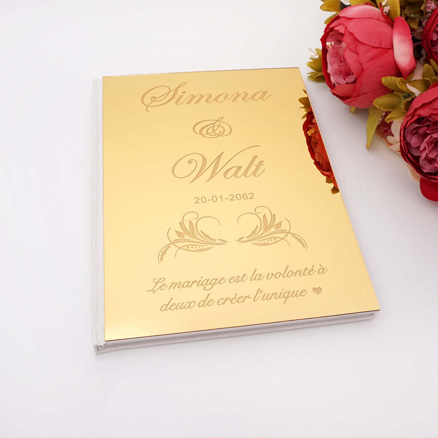 Acrylic Mirror Personalized El - Personalized Guest Book 리뷰 및 가격