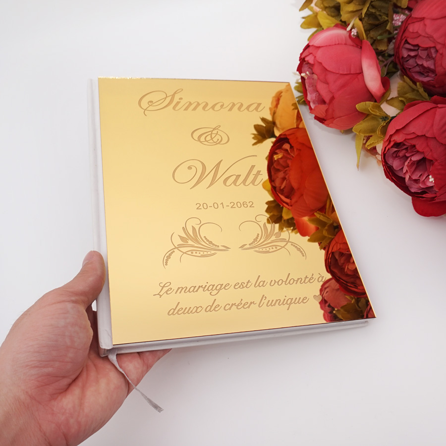 Acrylic Mirror Personalized El - Personalized Guest Book 리뷰 및 가격