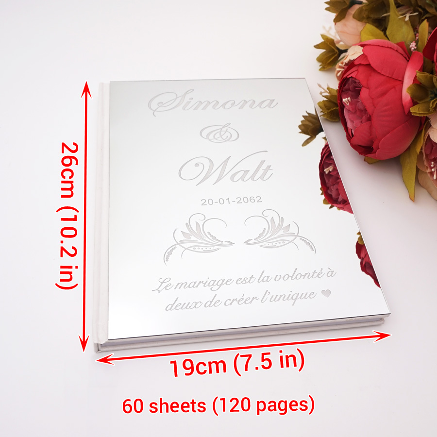 Acrylic Mirror Personalized El - Personalized Guest Book 리뷰 및 가격