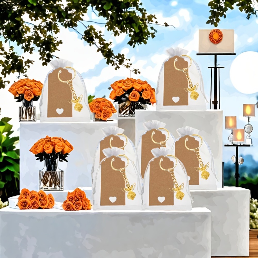 12/24/36/48sets Angel Keychain - Wedding Supply Bulk 리뷰 및 가격
