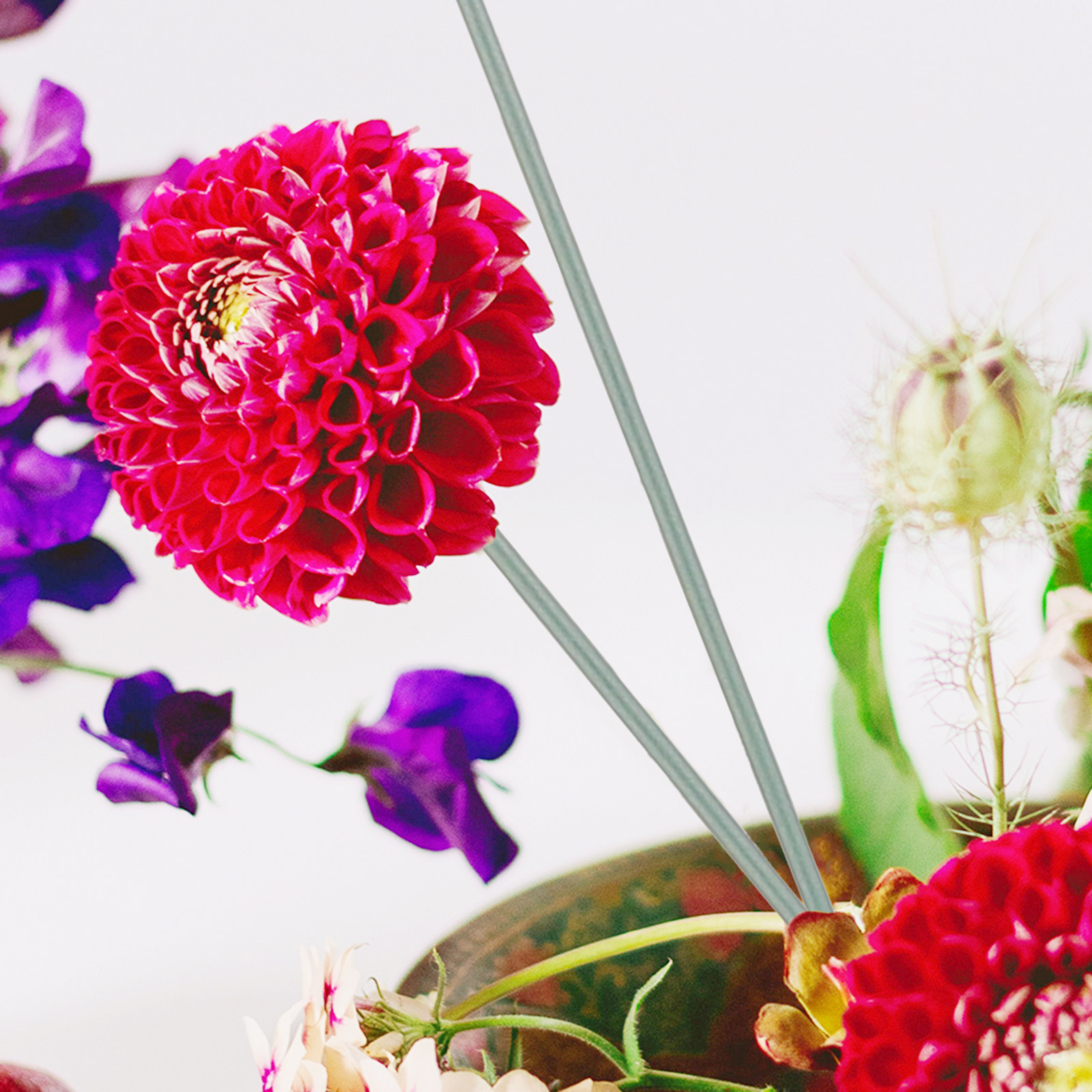 11Pcs DIY Flower Stems Plastic - Wedding Support 리뷰 및 가격