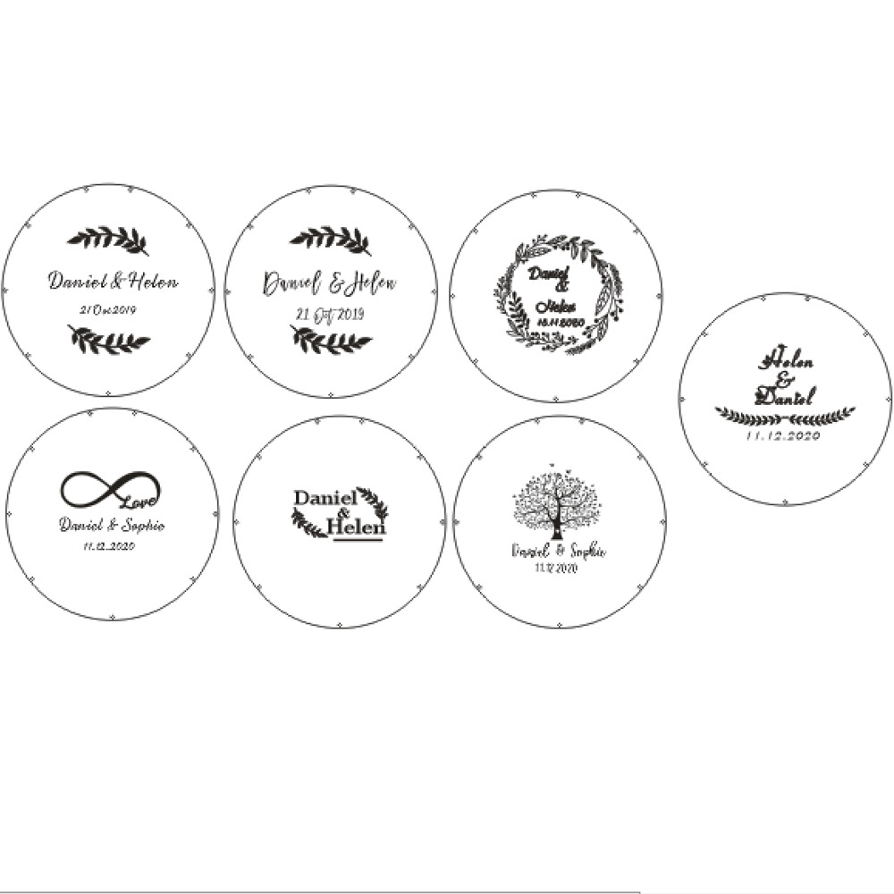 Personalized Acrylic round wed - Personalized Guest Book 리뷰 및 가격