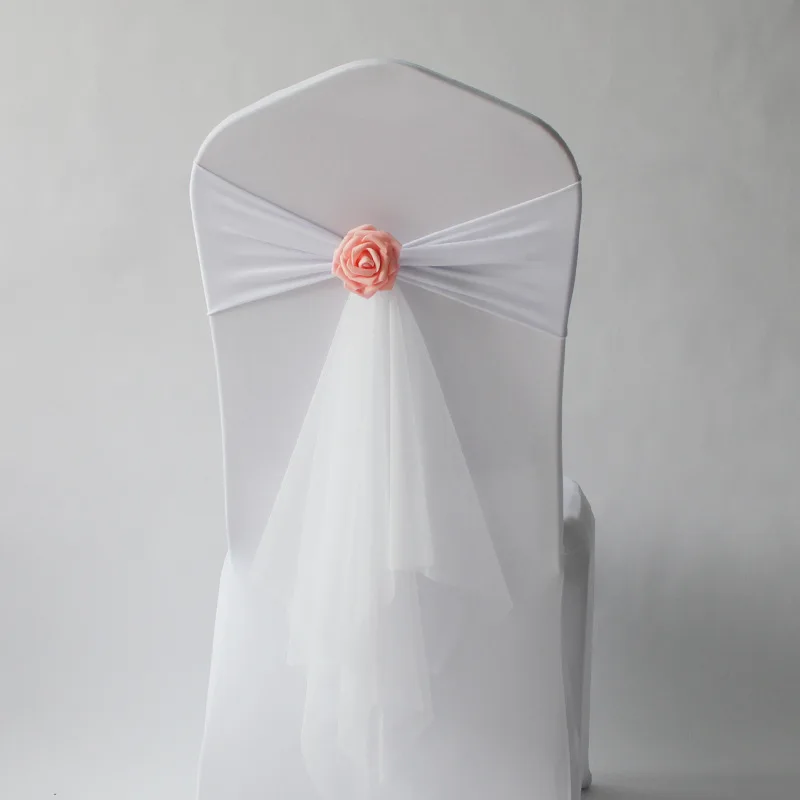Wedding Decoration Spandex Cha - Chair Sash Organza 리뷰 및 가격