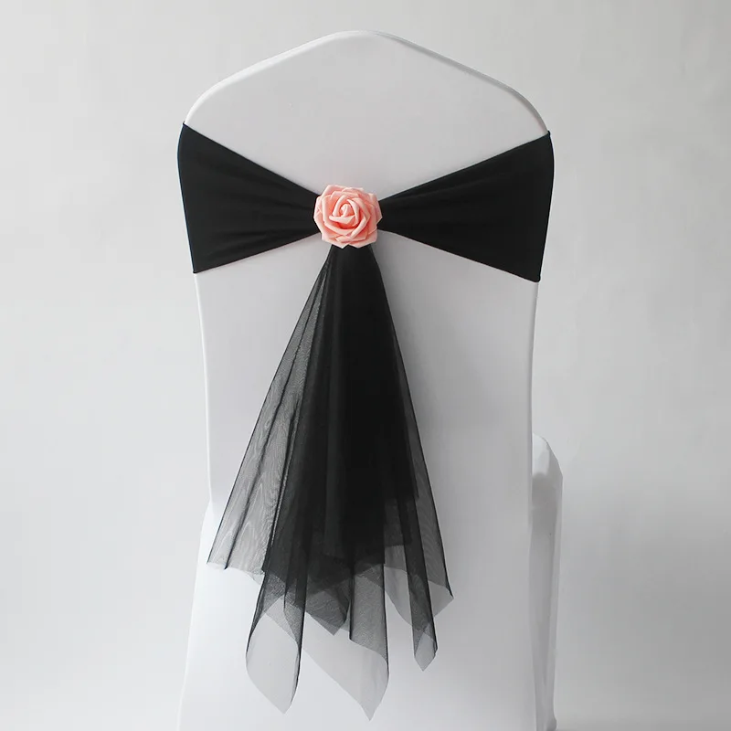 Wedding Decoration Spandex Cha - Chair Sash Organza 리뷰 및 가격