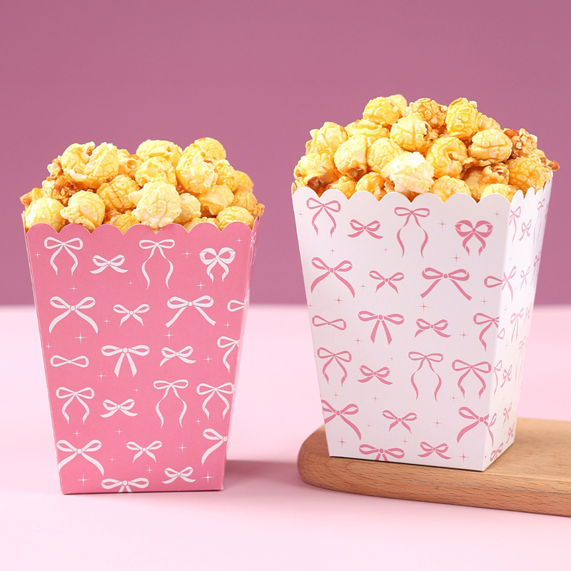 10Pcs Bow Paper Popcorn Boxes  - Wedding Supply.Box 리뷰 및 가격