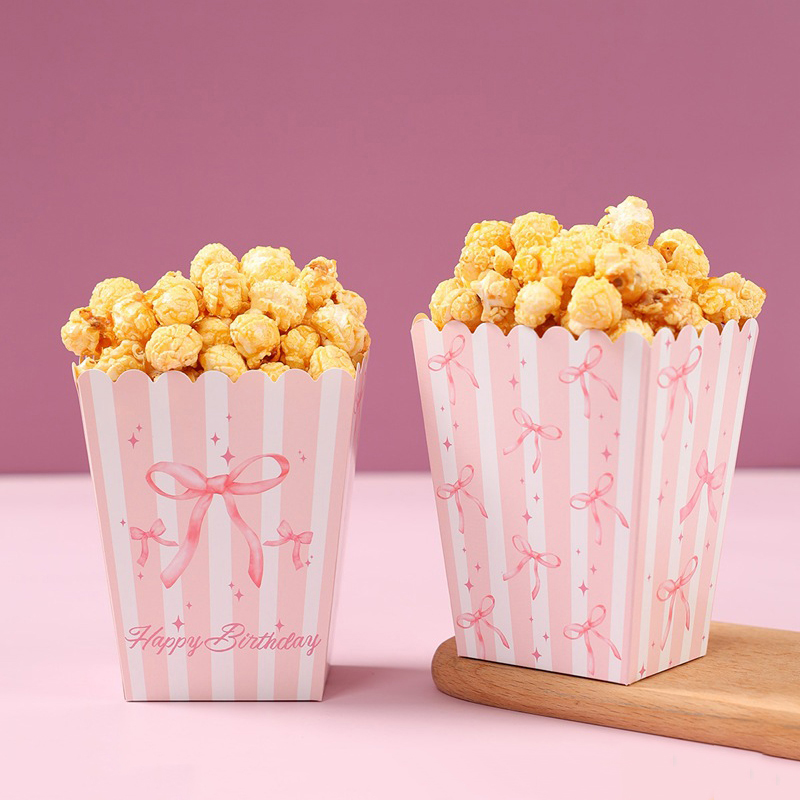 10Pcs Bow Paper Popcorn Boxes  - Wedding Supply.Box 리뷰 및 가격