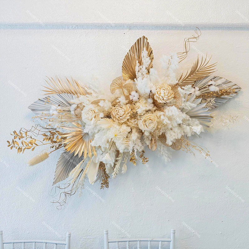 Pampas Grass Artificial Rose F - Wedding Arch Flower 리뷰 및 가격