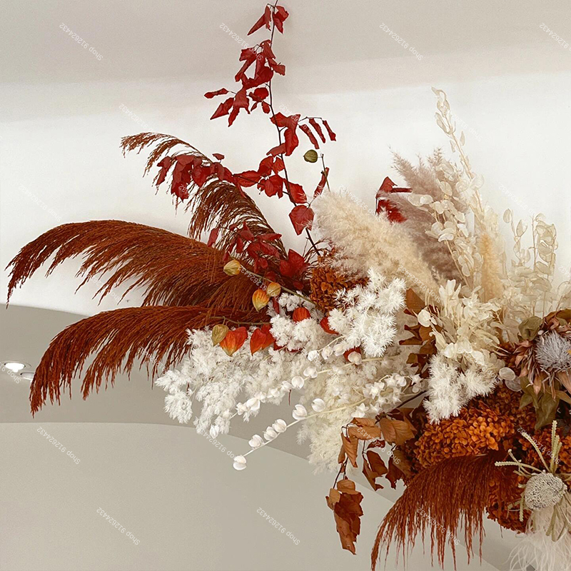 Pampas Grass Artificial Rose F - Wedding Arch Flower 리뷰 및 가격