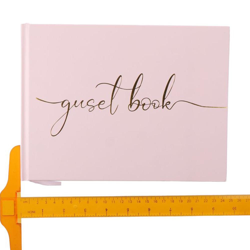 Pink/Black/White Wedding Guest - Personalized Guest Book 리뷰 및 가격