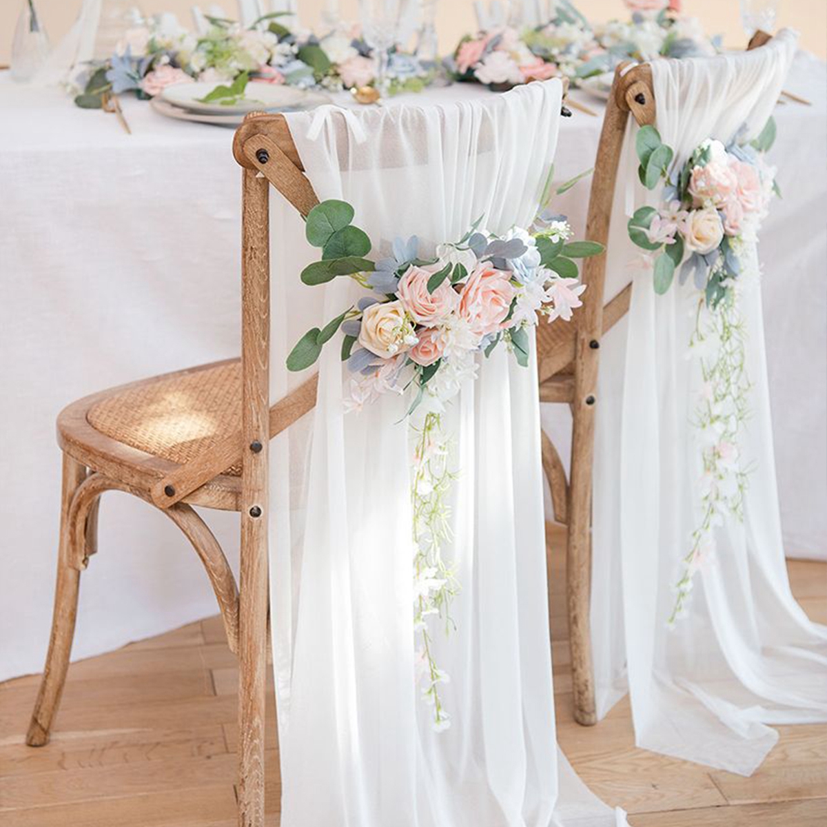 Wedding Organza Tulle Yarn Cry - Chair Sash Organza 리뷰 및 가격