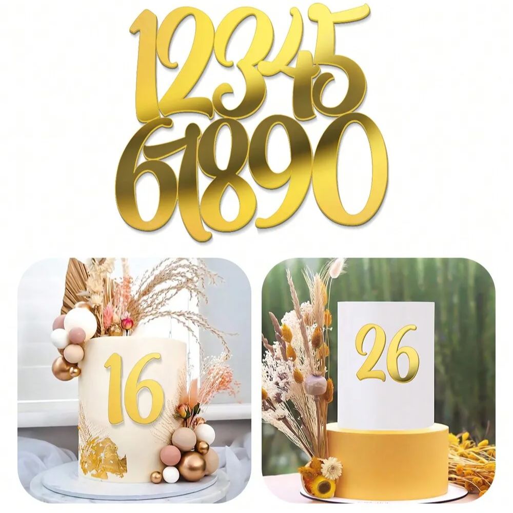1set Golden Mirror Acrylic A-Z - Wedding Z 리뷰 및 가격