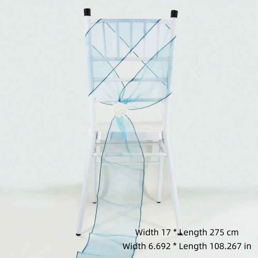 Wedding Chair Decoration Organ - Chair Sash Organza 리뷰 및 가격