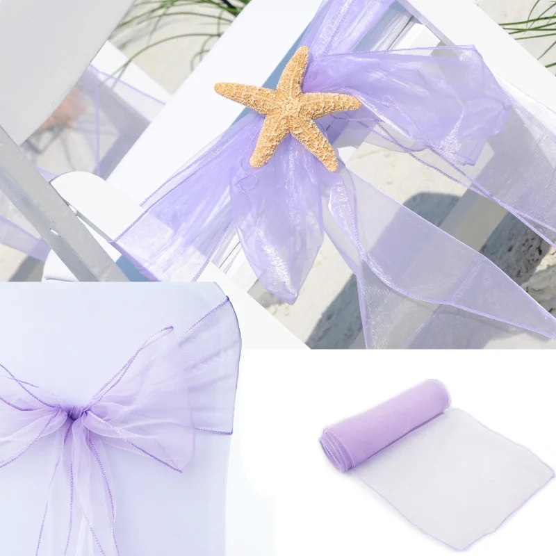 Wedding Chair Decoration Organ - Chair Sash Organza 리뷰 및 가격