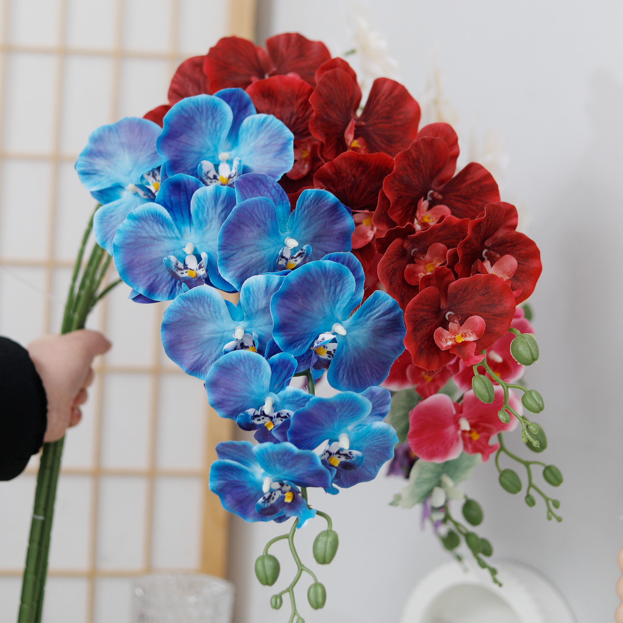 Long Branch Butterfly Orchids  - Wedding Arch Flower 리뷰 및 가격