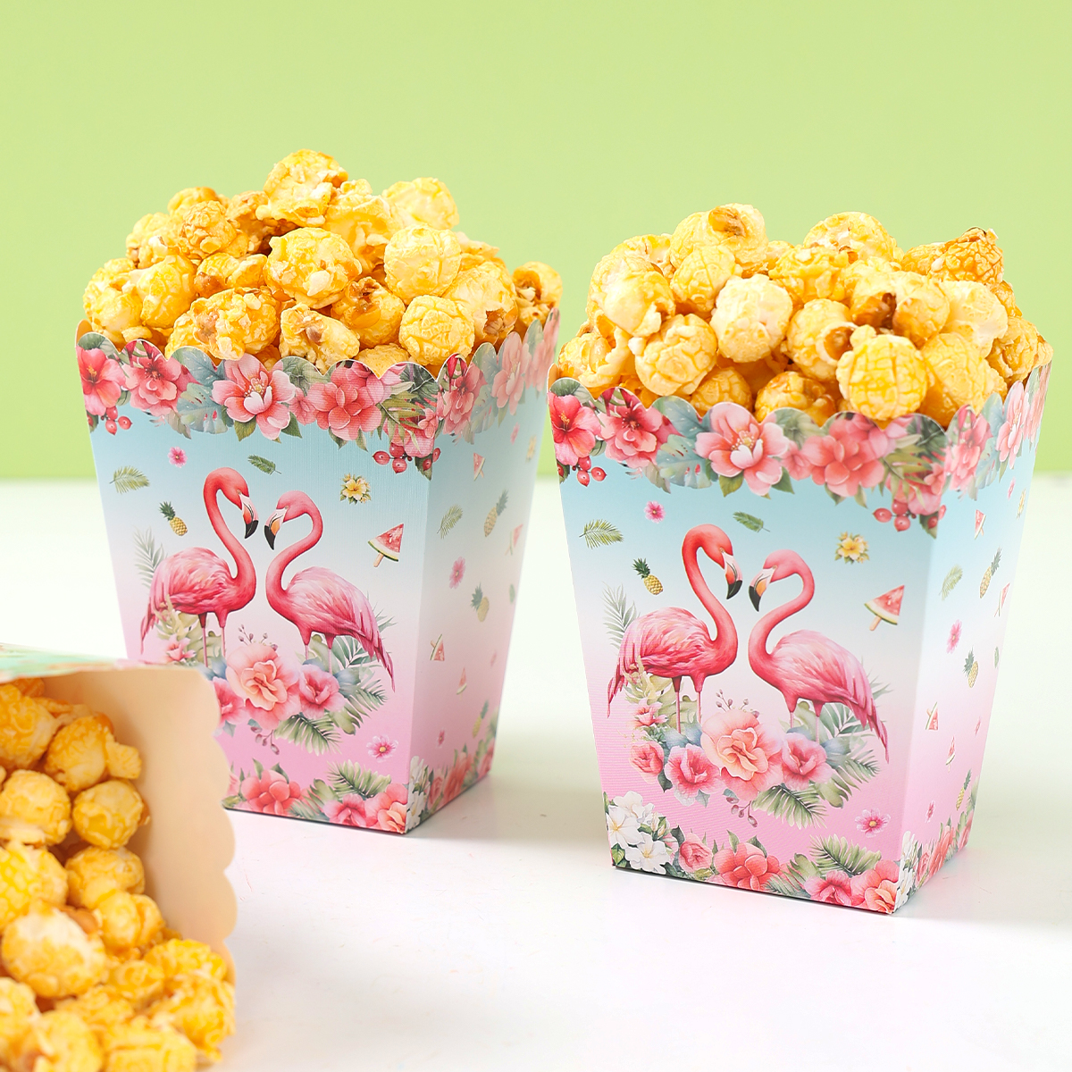 Flamingo Popcorn Boxes Hawaiia - Wedding Supply.Box 리뷰 및 가격
