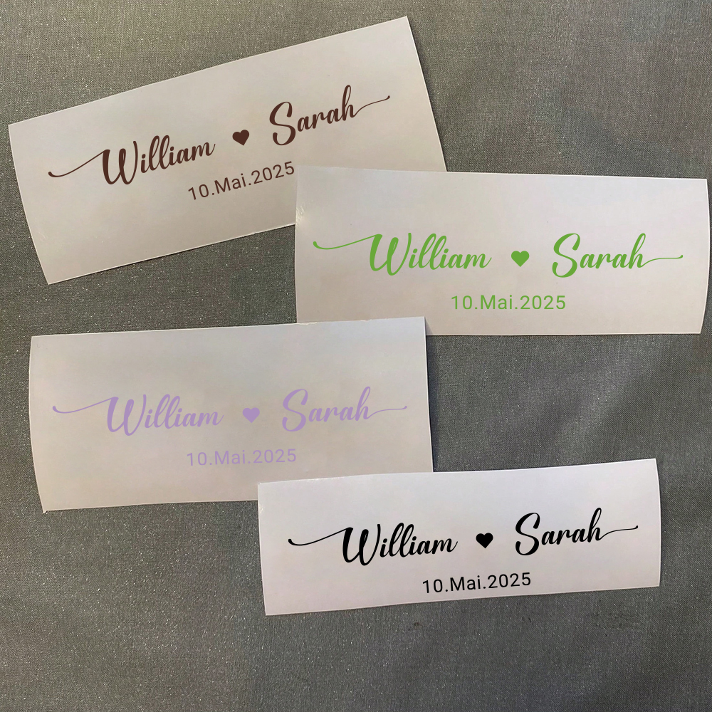 Custom Name Decals for Wedding - Wedding Supply.Box 리뷰 및 가격