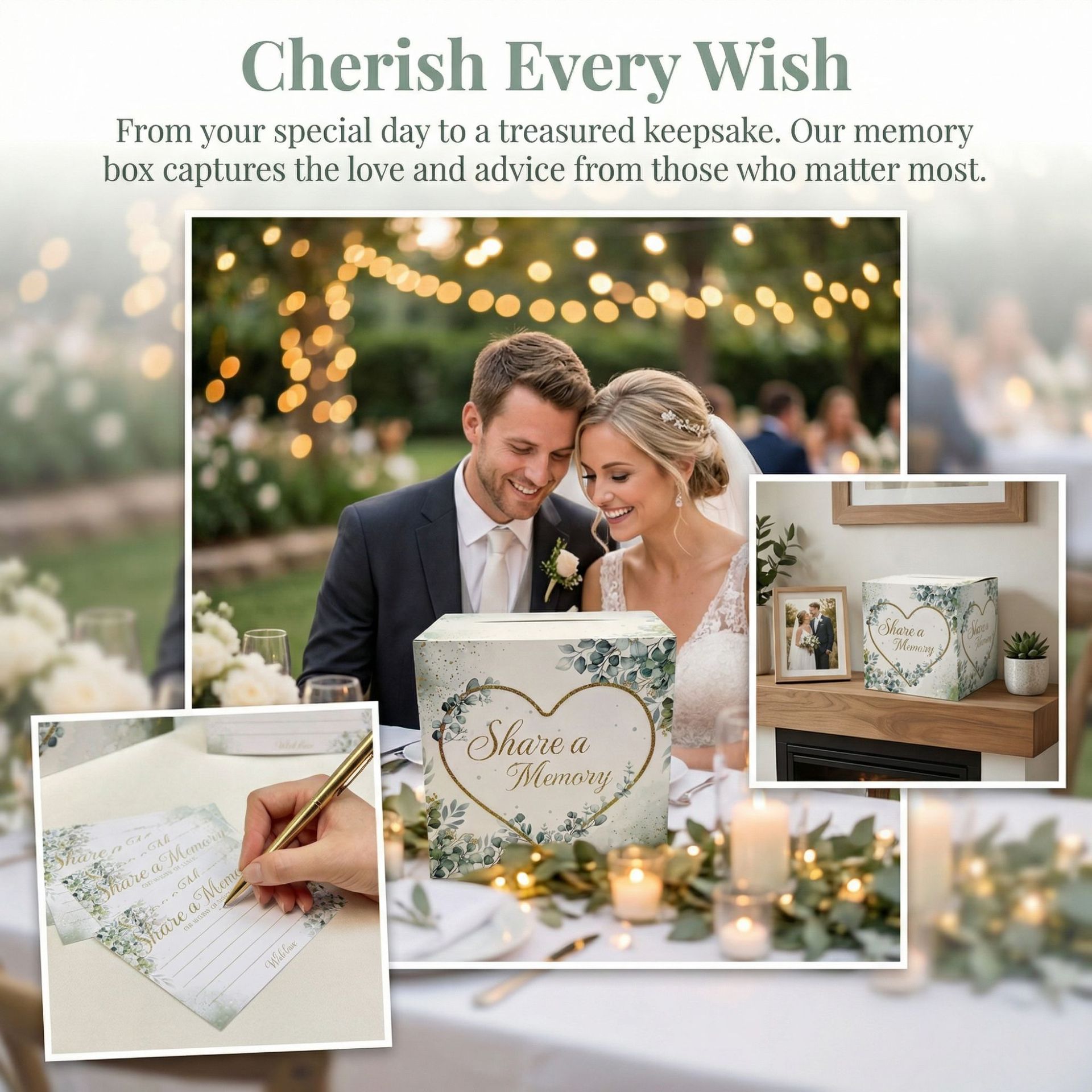 White Floral Wedding Card Box  - Wedding Supply.Box 리뷰 및 가격