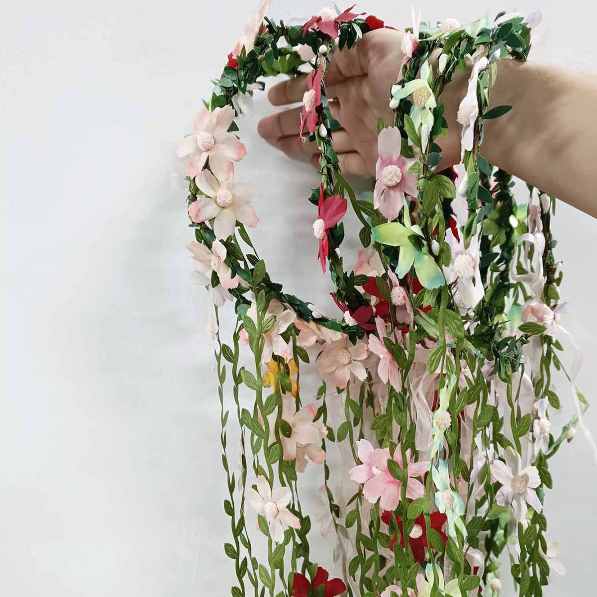 Bohemian Rattan Flower Vines C - Wedding Arch Flower 리뷰 및 가격