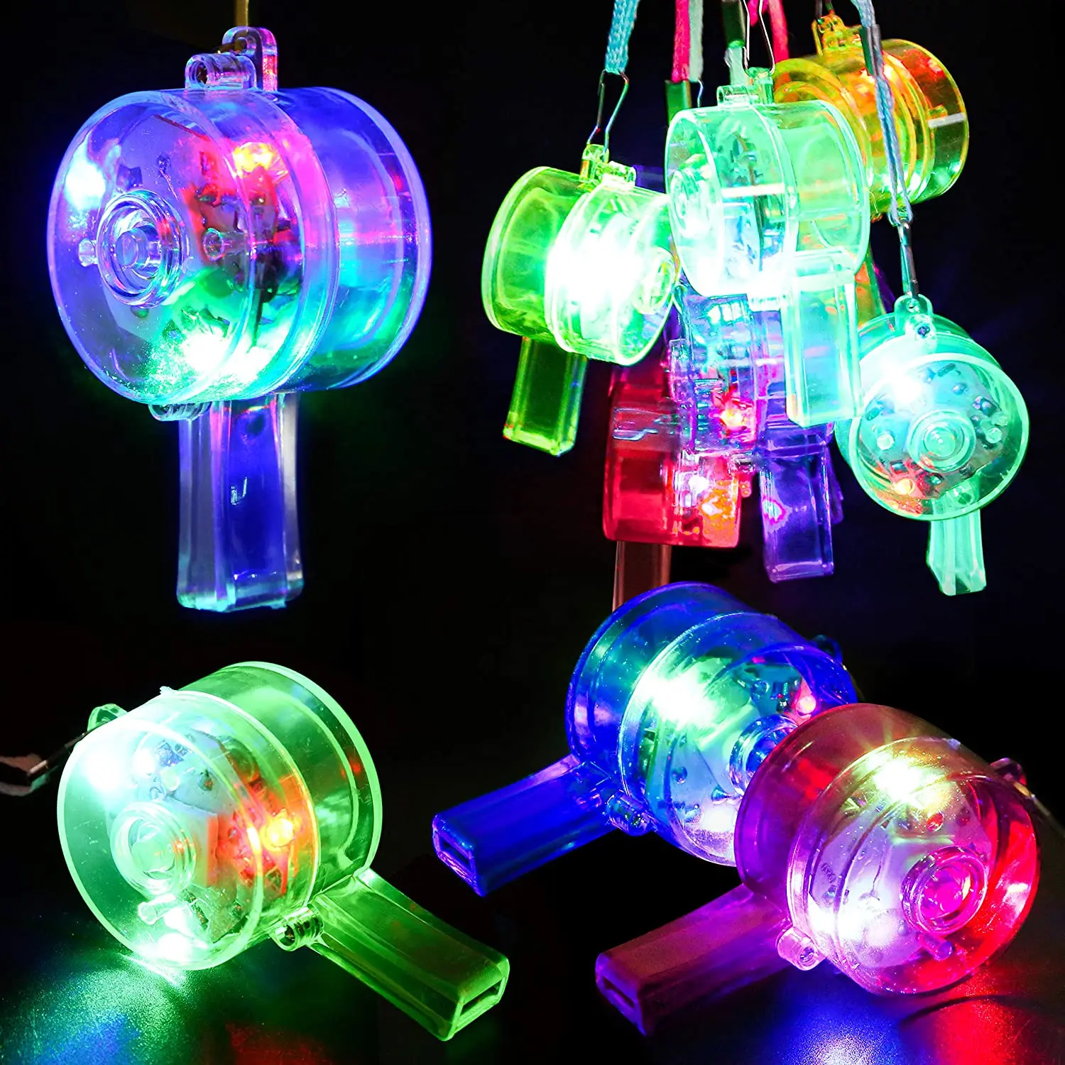 LED Light Up Whistle Glow Whis - Wedding Supply Bulk 리뷰 및 가격