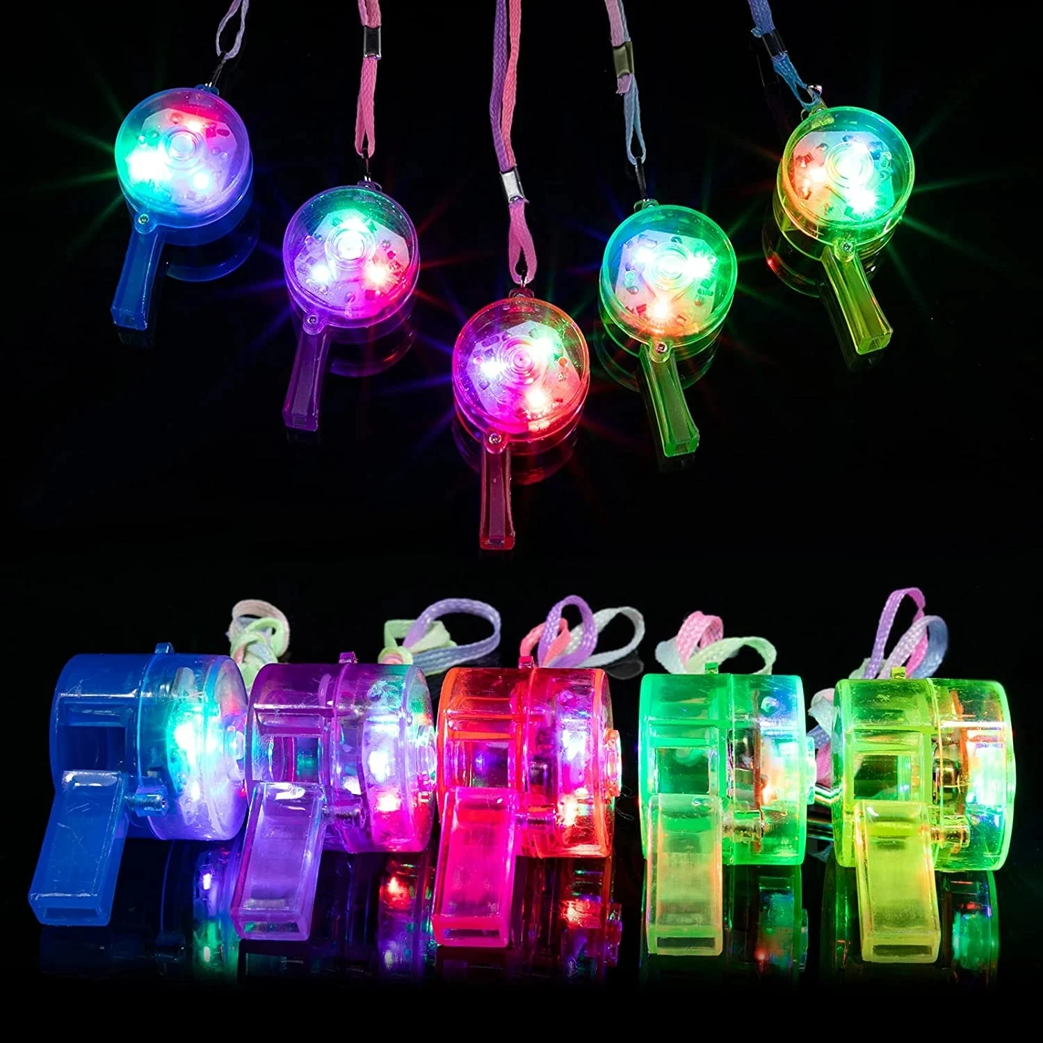 LED Light Up Whistle Glow Whis - Wedding Supply Bulk 리뷰 및 가격