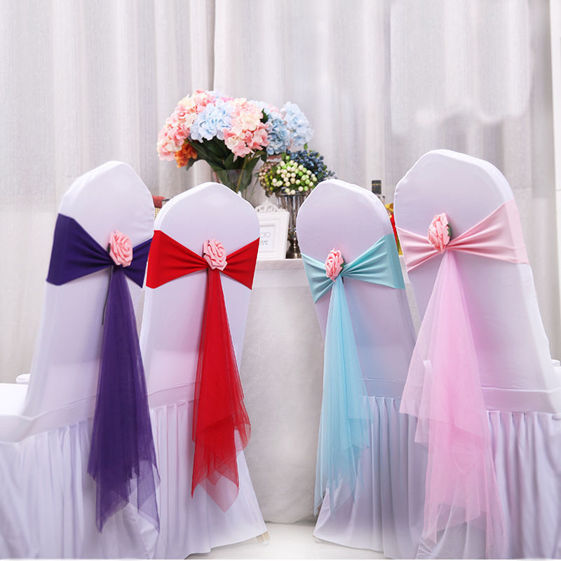 Spandex Chair Sashes 50 pcs Or - Chair Sash Organza 리뷰 및 가격