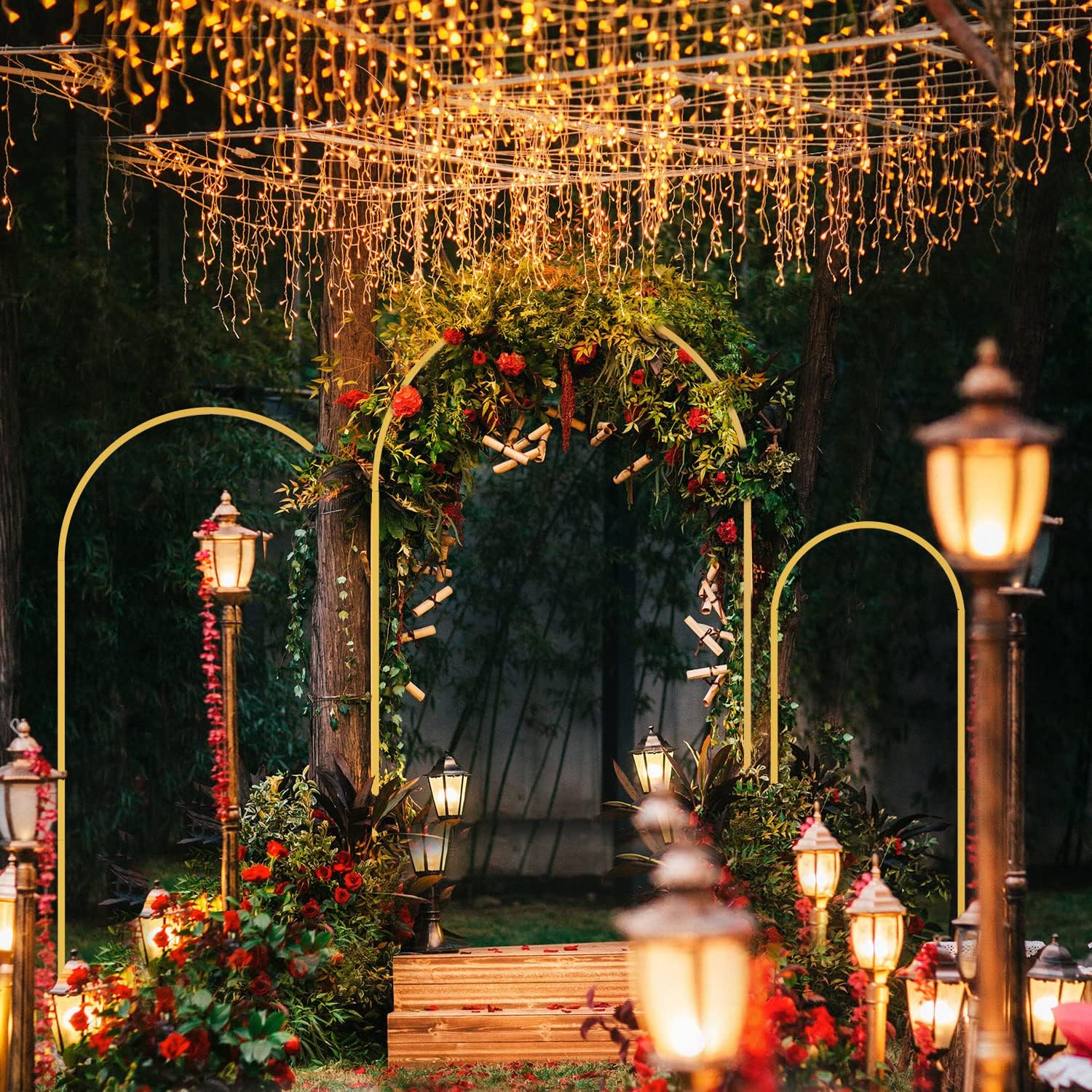 1pc Gold Metal Arch Backdrop S - Wedding Support 리뷰 및 가격