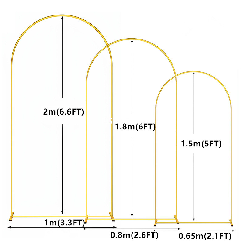 1pc Gold Metal Arch Backdrop S - Wedding Support 리뷰 및 가격