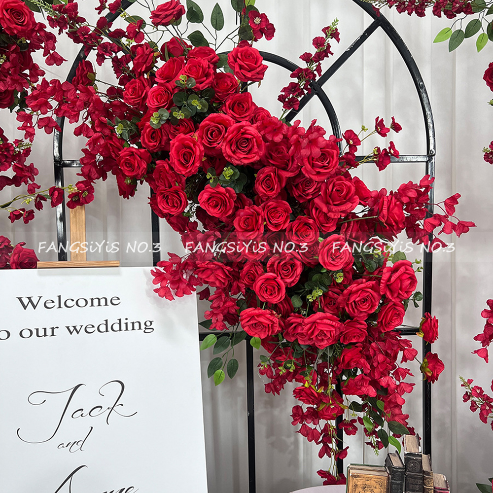 Artificial Pink Rose Arch with - Wedding Arch Flower 리뷰 및 가격