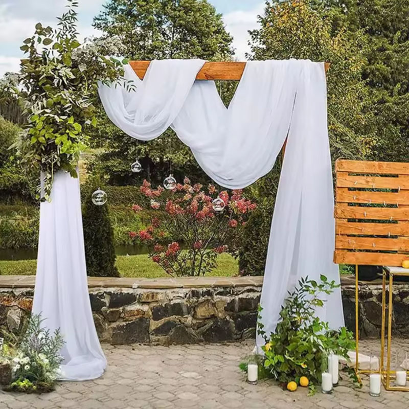 5/10M Sheer Crystal Wedding Tu - Chair Sash Organza 리뷰 및 가격