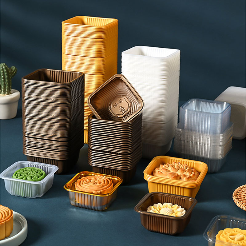 100pcs Mooncake Plastic Tray P - Wedding Supply.Box 리뷰 및 가격