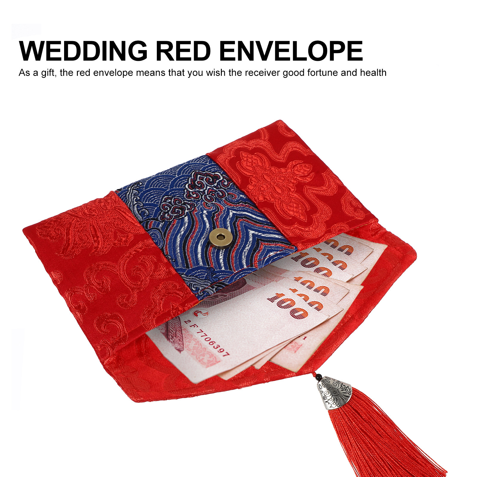 Fabric Red Envelope Brocade Lu - Wedding Solution 리뷰 및 가격